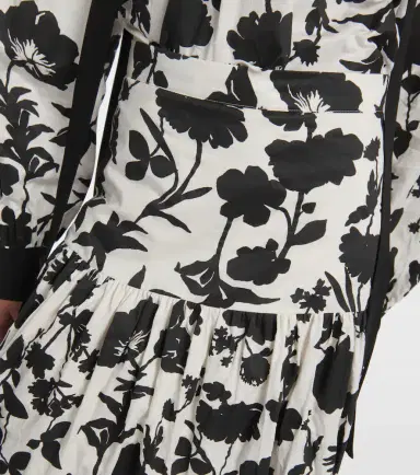 Max Mara Udente floral cotton maxi skirt | Thumbnail 3