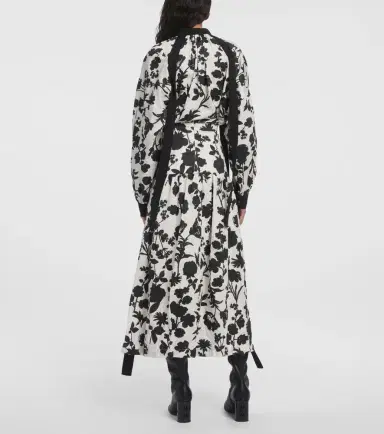 Max Mara Udente floral cotton maxi skirt | Thumbnail 4
