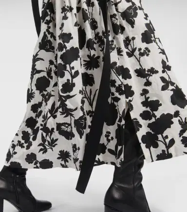 Max Mara Udente floral cotton maxi skirt | Thumbnail 5