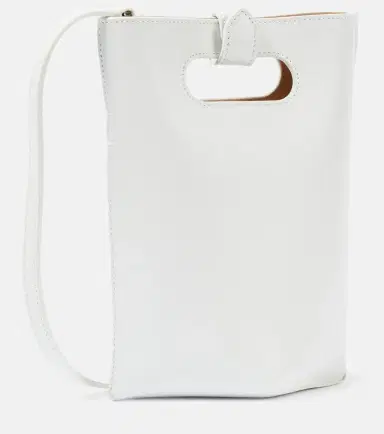 Alaïa Alaïa Folded Small leather tote bag | Thumbnail 2