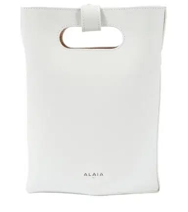 Alaïa Alaïa Folded Small leather tote bag | Thumbnail 1
