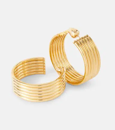 Alaïa Alaïa Loop hoop earrings | Thumbnail 3