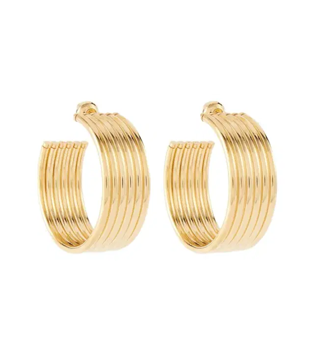 Alaia Alaïa Loop hoop earrings