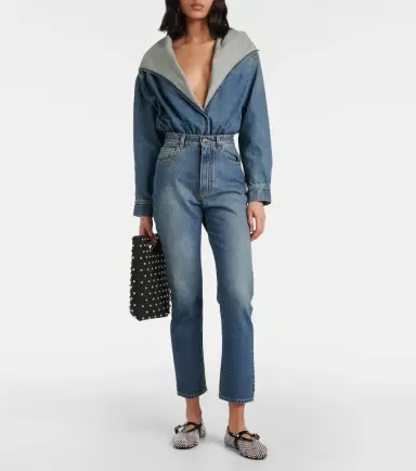 Alaïa Alaïa Folded embellished suede tote bag | Thumbnail 2
