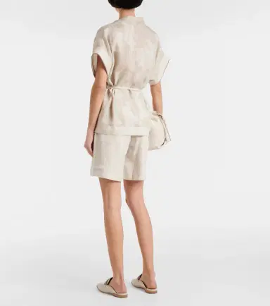 Brunello Cucinelli Linen top | Thumbnail 3