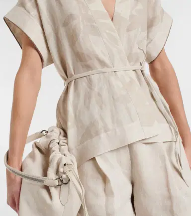 Brunello Cucinelli Linen top | Thumbnail 4