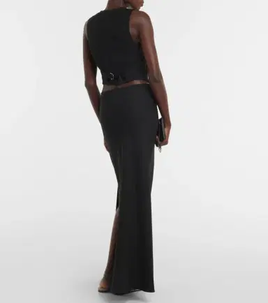 Brunello Cucinelli Twill maxi skirt | Thumbnail 3