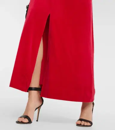 Ganni Velvet midi dress | Thumbnail 2