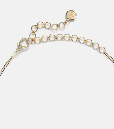 SHAY JEWELRY Illusion 18kt gold chain necklace with diamonds | Thumbnail 3