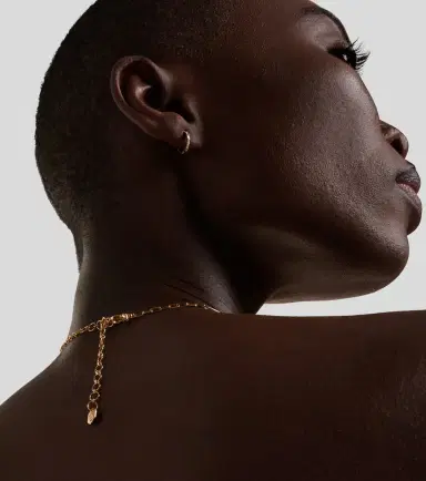 SHAY JEWELRY Illusion 18kt gold chain necklace with diamonds | Thumbnail 6