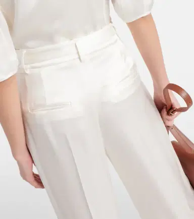 Gabriela Hearst Mabon high-rise silk wide-leg pants | Thumbnail 3