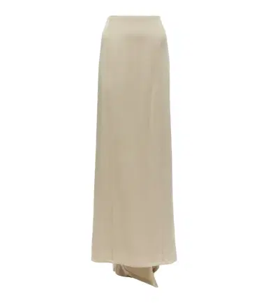 Brunello Cucinelli Satin maxi skirt | Thumbnail 1