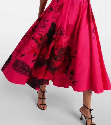 Erdem Floral cotton faille maxi dress | Thumbnail 3