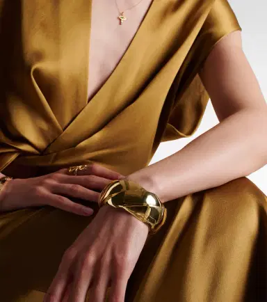 Ileana Makri Blaze 18kt gold cuff bracelet | Thumbnail 4