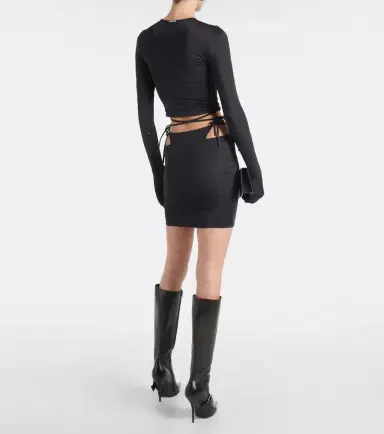 Vetements Deconstructed jersey miniskirt | Thumbnail 2
