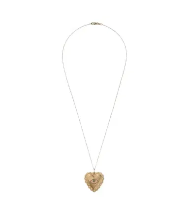 Ileana Makri 18kt gold necklace with diamonds and tsavorites | Thumbnail 1