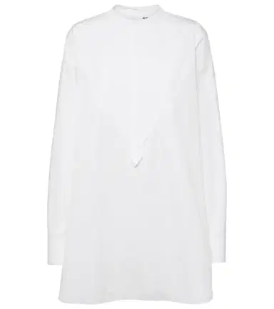 Jil Sander Embroidered cotton poplin blouse | Thumbnail 1