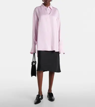Jil Sander Powder satin shirt | Thumbnail 4