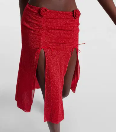 Oseree Oséree Lumière Rose midi skirt | Thumbnail 2