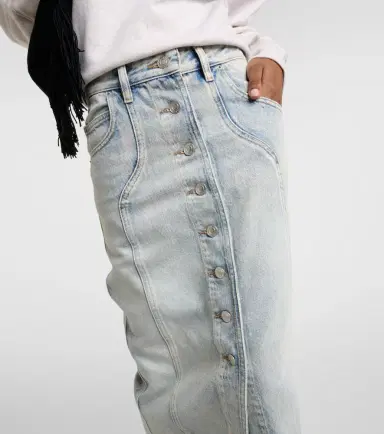 Marant Étoile Vandy denim midi skirt | Thumbnail 3