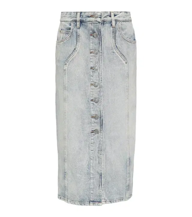 Marant Étoile Vandy denim midi skirt