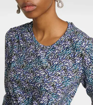 Marant Étoile Jelina floral printed jersey midi dress | Thumbnail 4