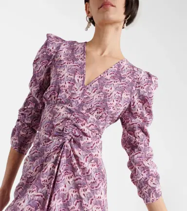 Isabel Marant Albini printed silk-blend midi dress | Thumbnail 2