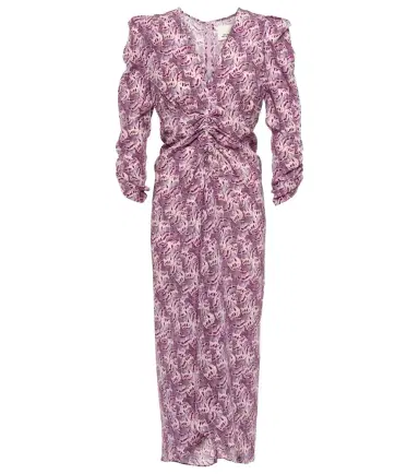 Isabel Marant Albini printed silk-blend midi dress | Thumbnail 1