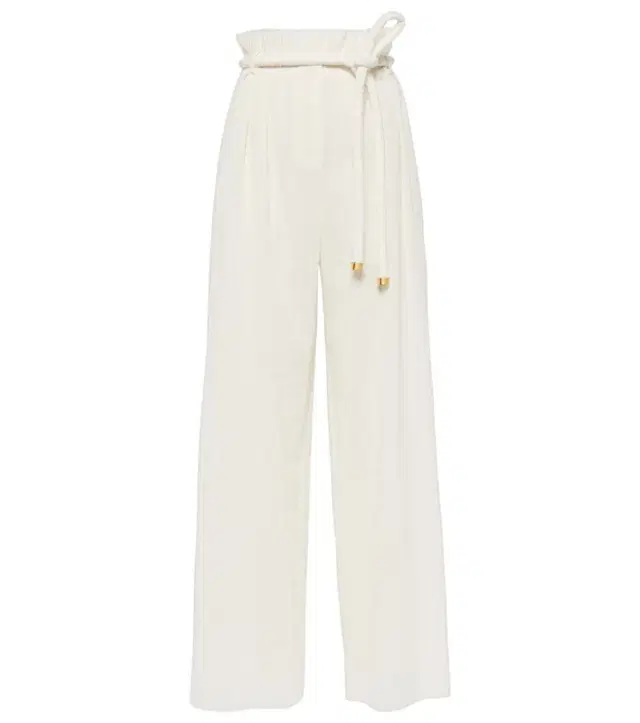 Loro Piana Tristin checked cotton-blend wide-leg pants