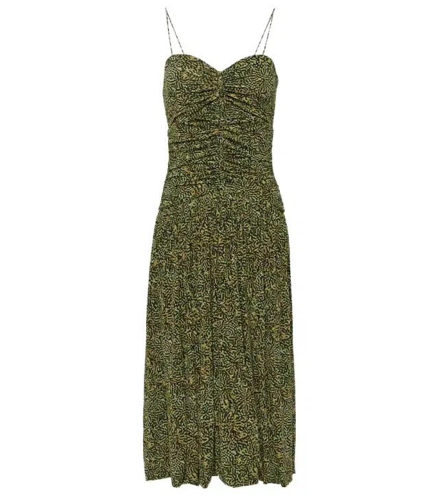 Isabel Marant Elisabeth printed jersey midi dress