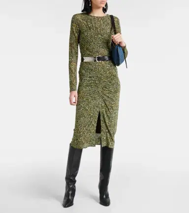 Isabel Marant Jalilagb draped jersey top | Thumbnail 5