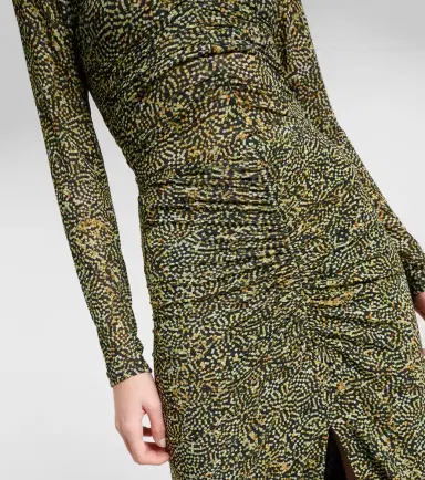 Isabel Marant Draped jersey midi skirt | Thumbnail 2