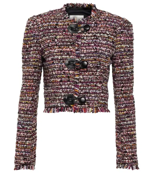 Isabel Marant Gradilia cropped wool-blend jacket