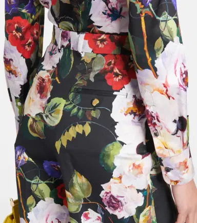 Dolce & Gabbana Floral cotton-blend wide-leg pants | Thumbnail 6 Dolce & Gabbana Floral cotton-blend wide-leg pants | Thumbnail 6