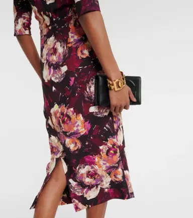 Dolce & Gabbana Floral cady midi dress | Thumbnail 2