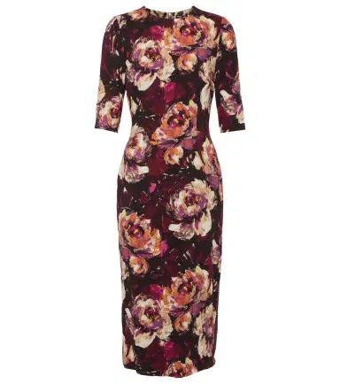 Dolce & Gabbana Floral cady midi dress | Thumbnail 1