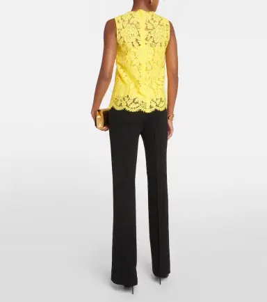 Dolce & Gabbana Floral lace top | Thumbnail 3