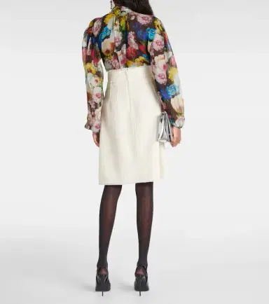 Dolce & Gabbana Wool-blend tweed midi skirt | Thumbnail 3