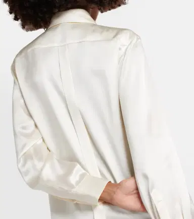 Dolce & Gabbana Paneled silk shirt | Thumbnail 6