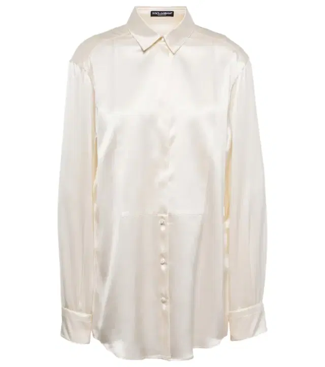 Dolce & Gabbana Paneled silk shirt