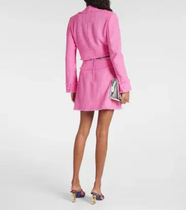Dolce & Gabbana Wool-blend tweed miniskirt | Thumbnail 4