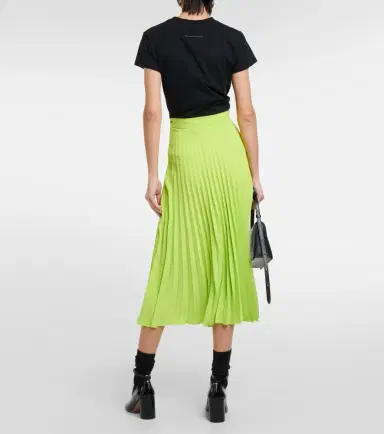 MM6 MAISON MARGIELA Pleated midi skirt | Thumbnail 2