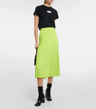 MM6 MAISON MARGIELA Pleated midi skirt | Thumbnail 3