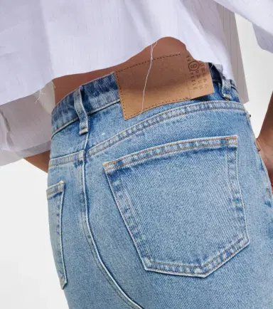 MM6 MAISON MARGIELA Denim midi skirt | Thumbnail 4