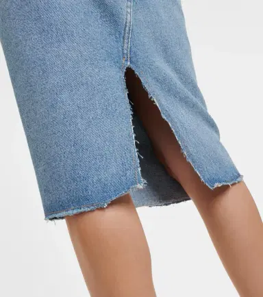 MM6 MAISON MARGIELA Denim midi skirt | Thumbnail 6