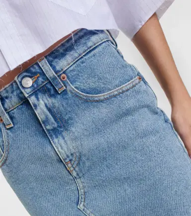MM6 MAISON MARGIELA Denim midi skirt | Thumbnail 7