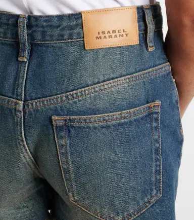 Isabel Marant Lesia mid-rise denim shorts | Thumbnail 2