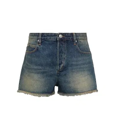 Isabel Marant Lesia mid-rise denim shorts | Thumbnail 1