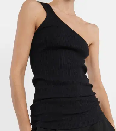 Isabel Marant One-shoulder cotton tank top | Thumbnail 2