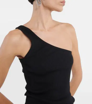 Isabel Marant One-shoulder cotton tank top | Thumbnail 5